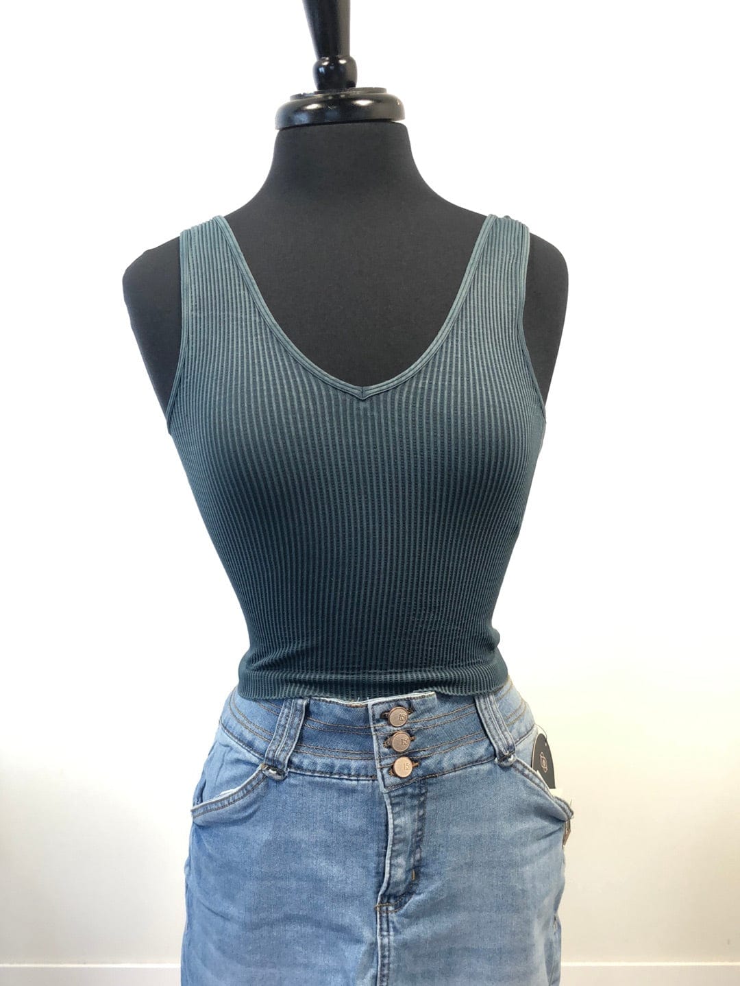 Pine Grove Vintage Reversible Crop Top