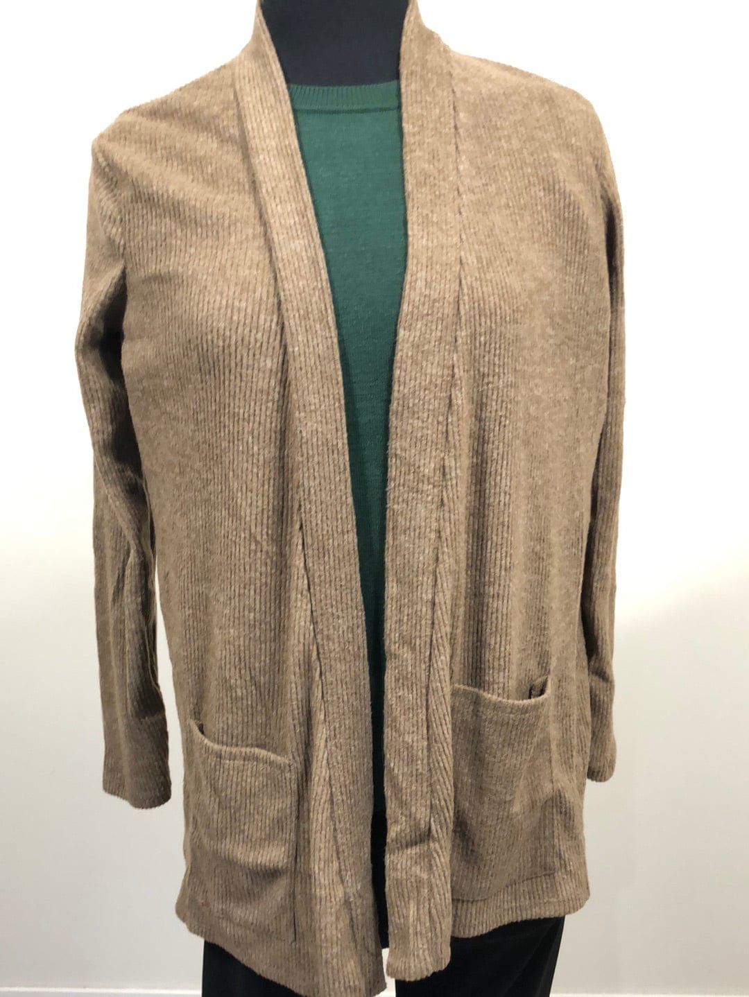 Heathered Mocha Sweater Cardigan