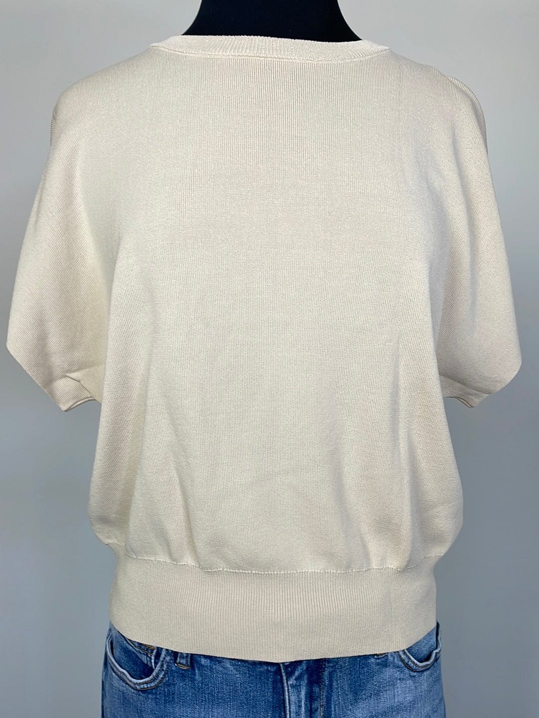 Taupe Wide Sleeve Light Pullover