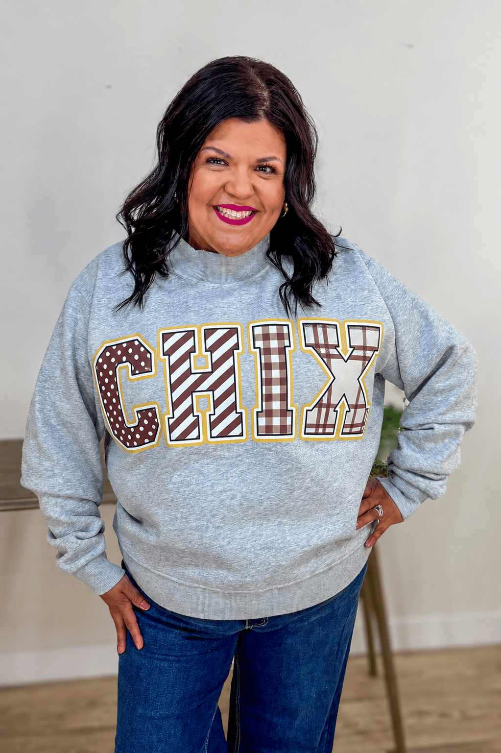 Chix Mock Neck Sweatshirt - PREORDER