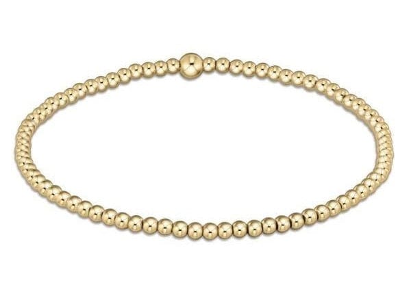 Classic Gold 2.5mm Bead Bracelet