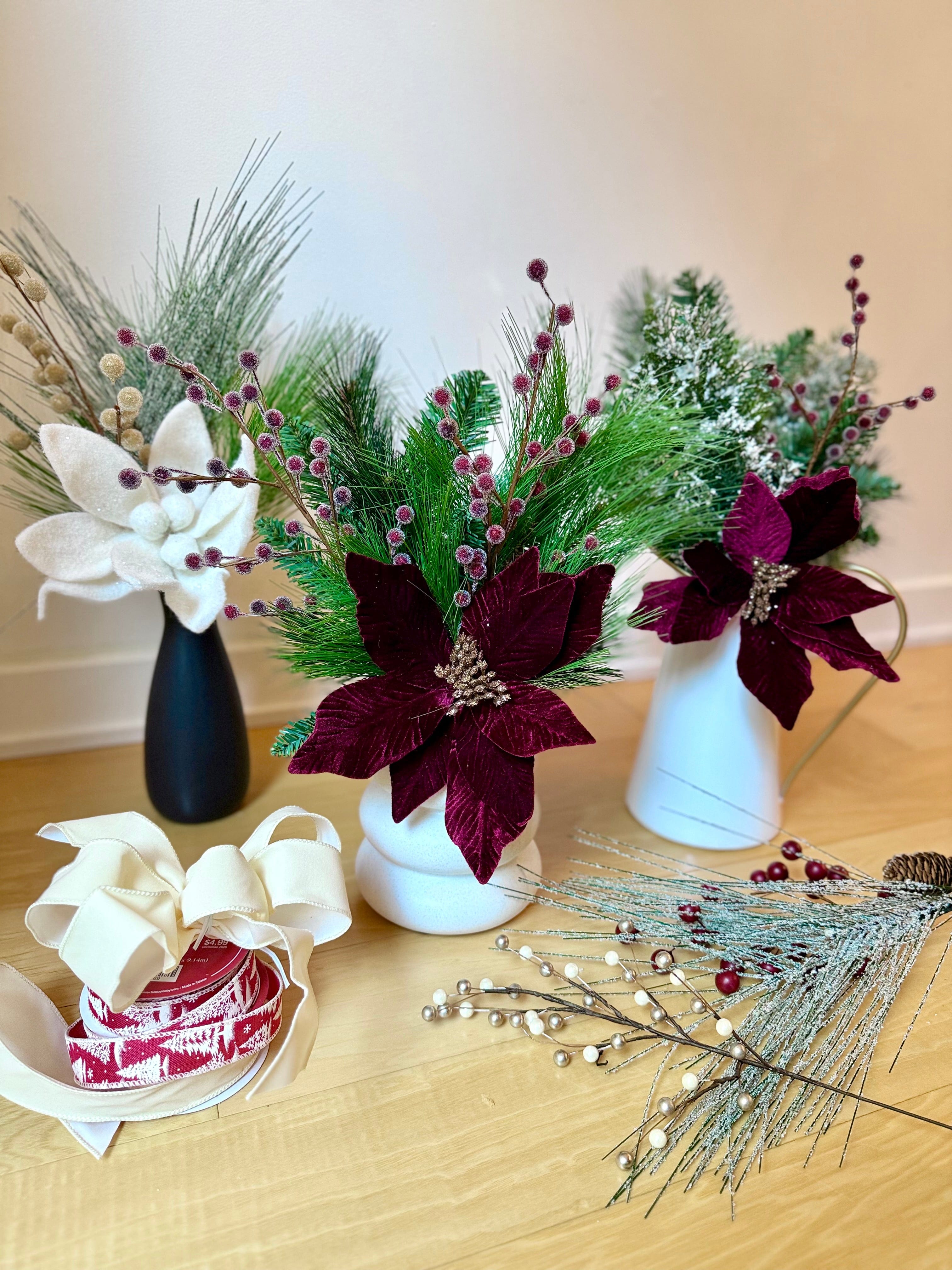 Create a Holiday Centerpiece at the Holiday Hop Event!