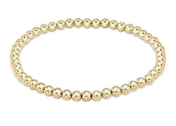 Classic Gold 4mm Bead Bracelet