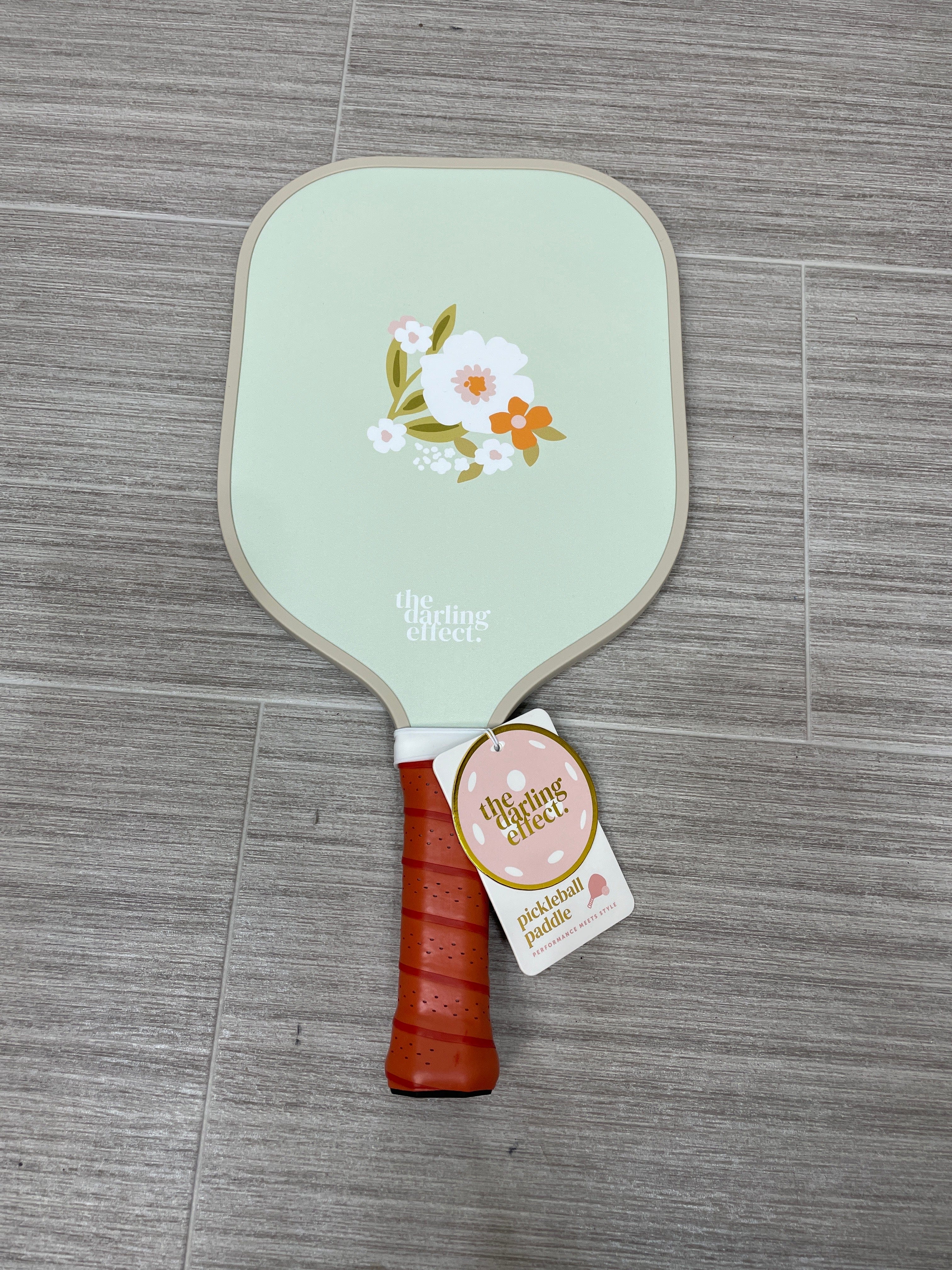 Pickleball Paddle - Floral Haven Sage