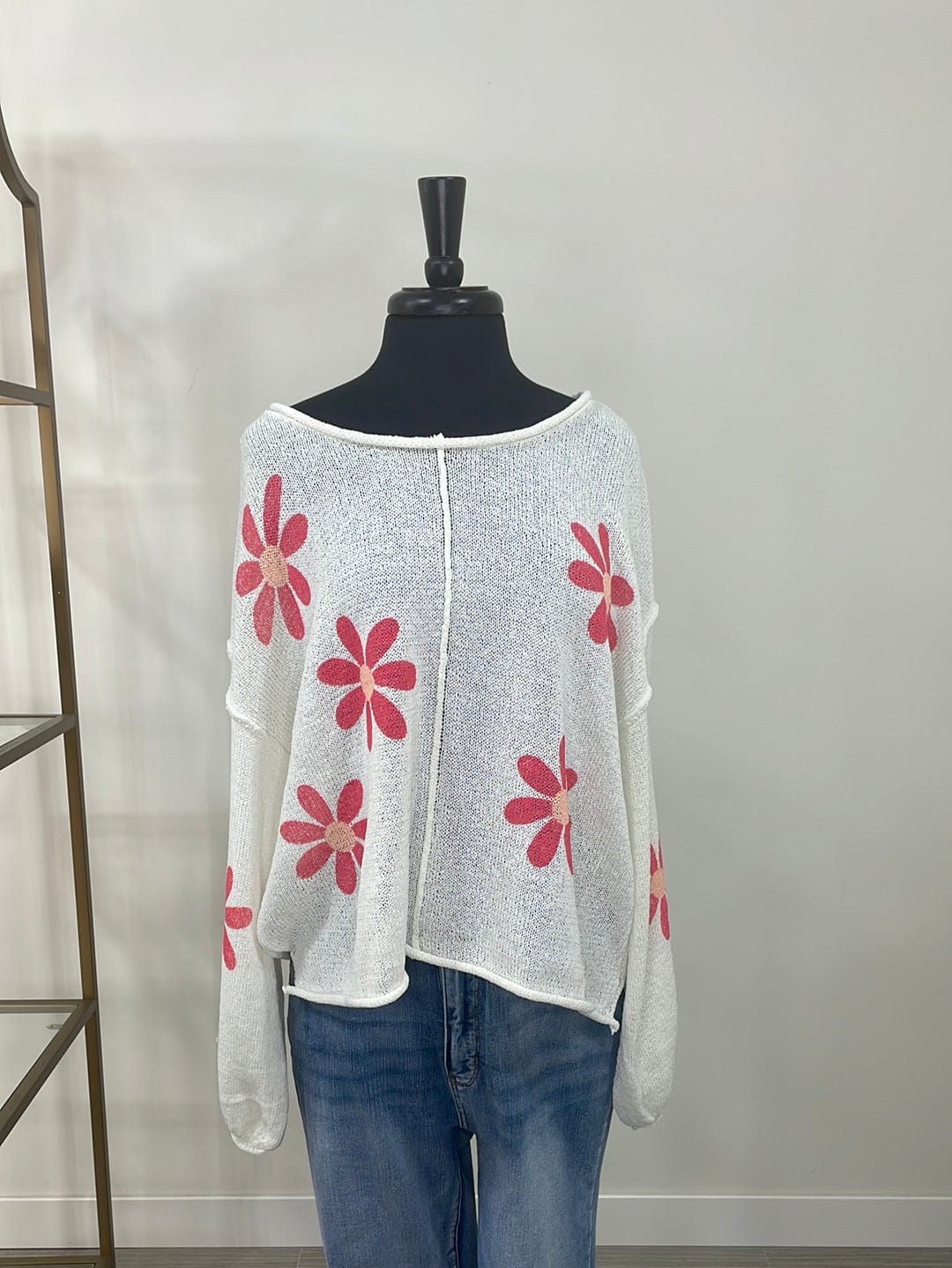 Ivory Daisy Sweater