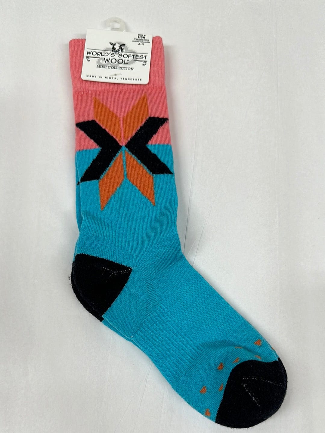 World's Softest Woods Turquoise Fair Isle