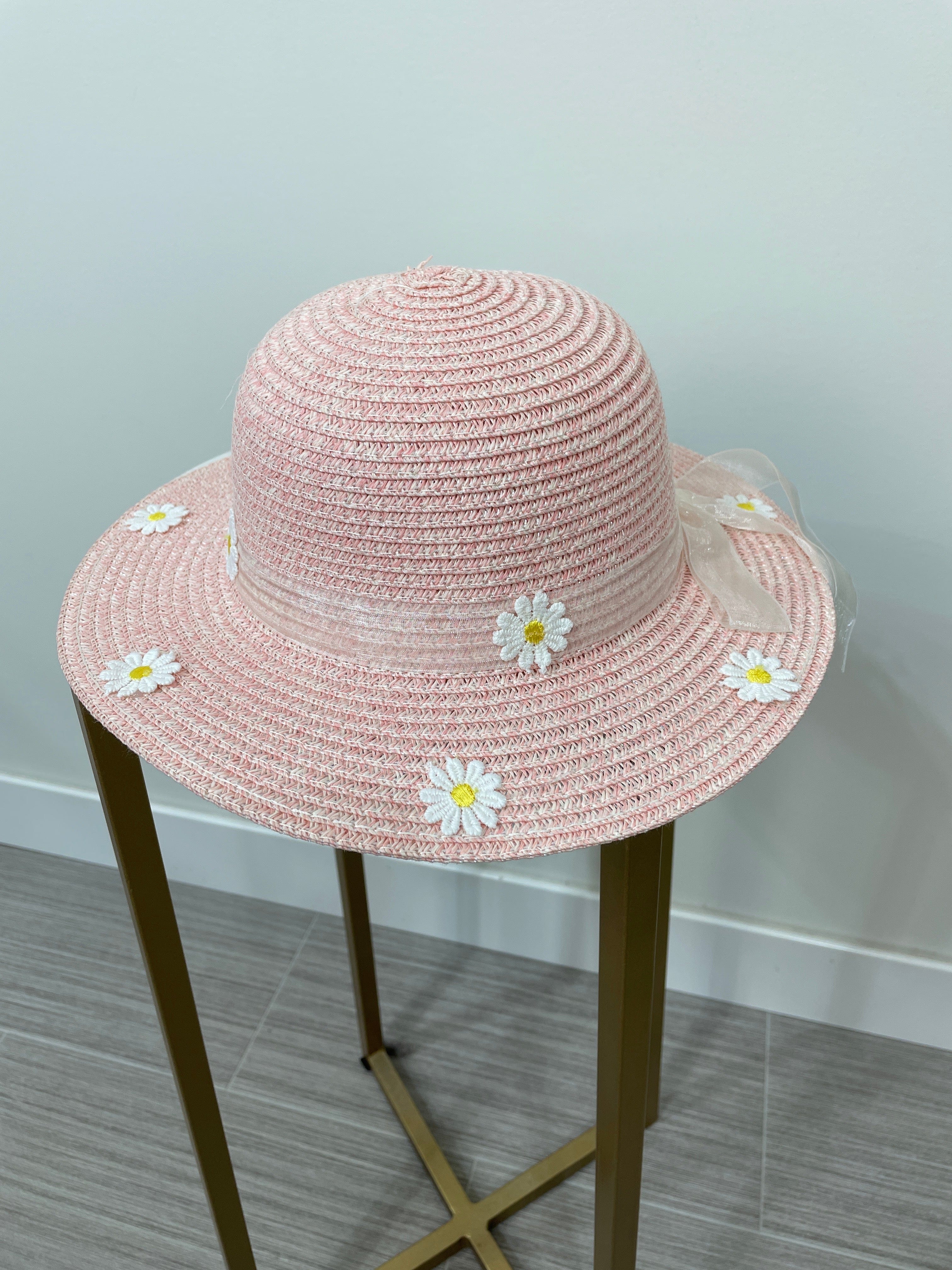 Pink Flower Kid's Hat