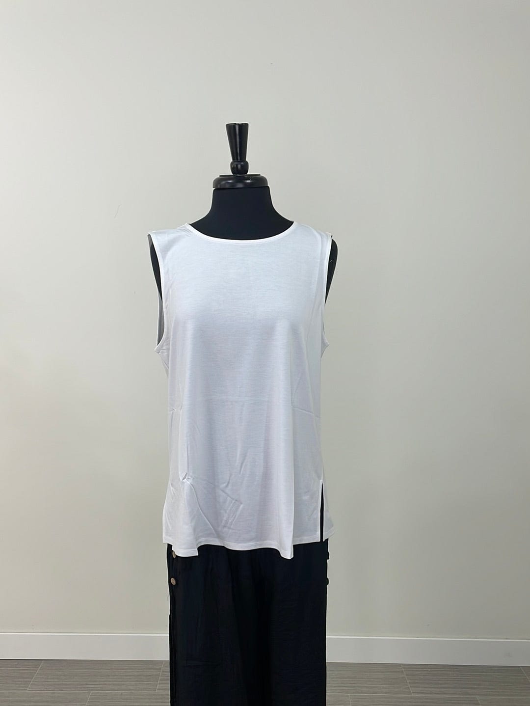 White Light Ponte Tank Top