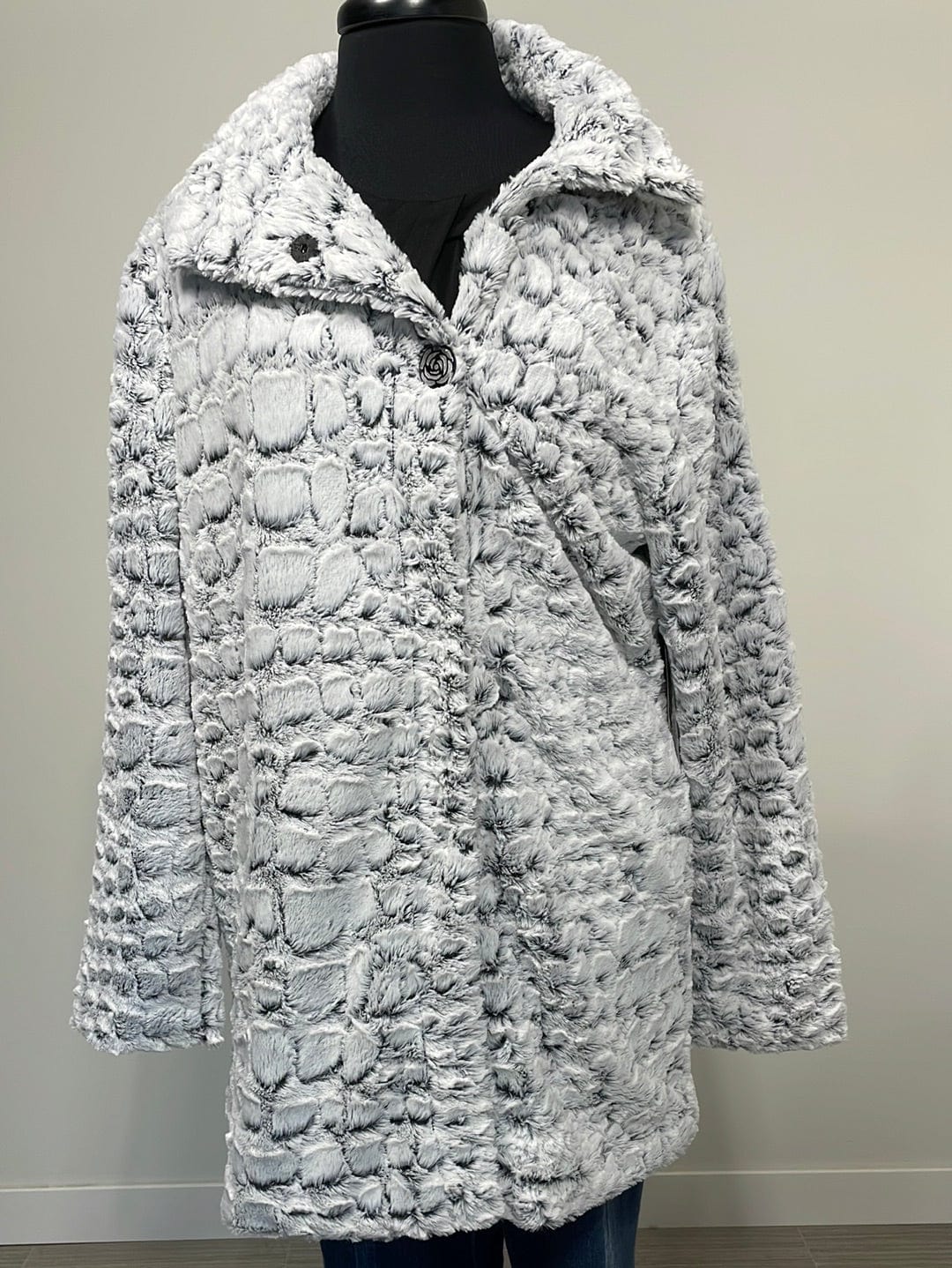 Plush Black & White Jacket
