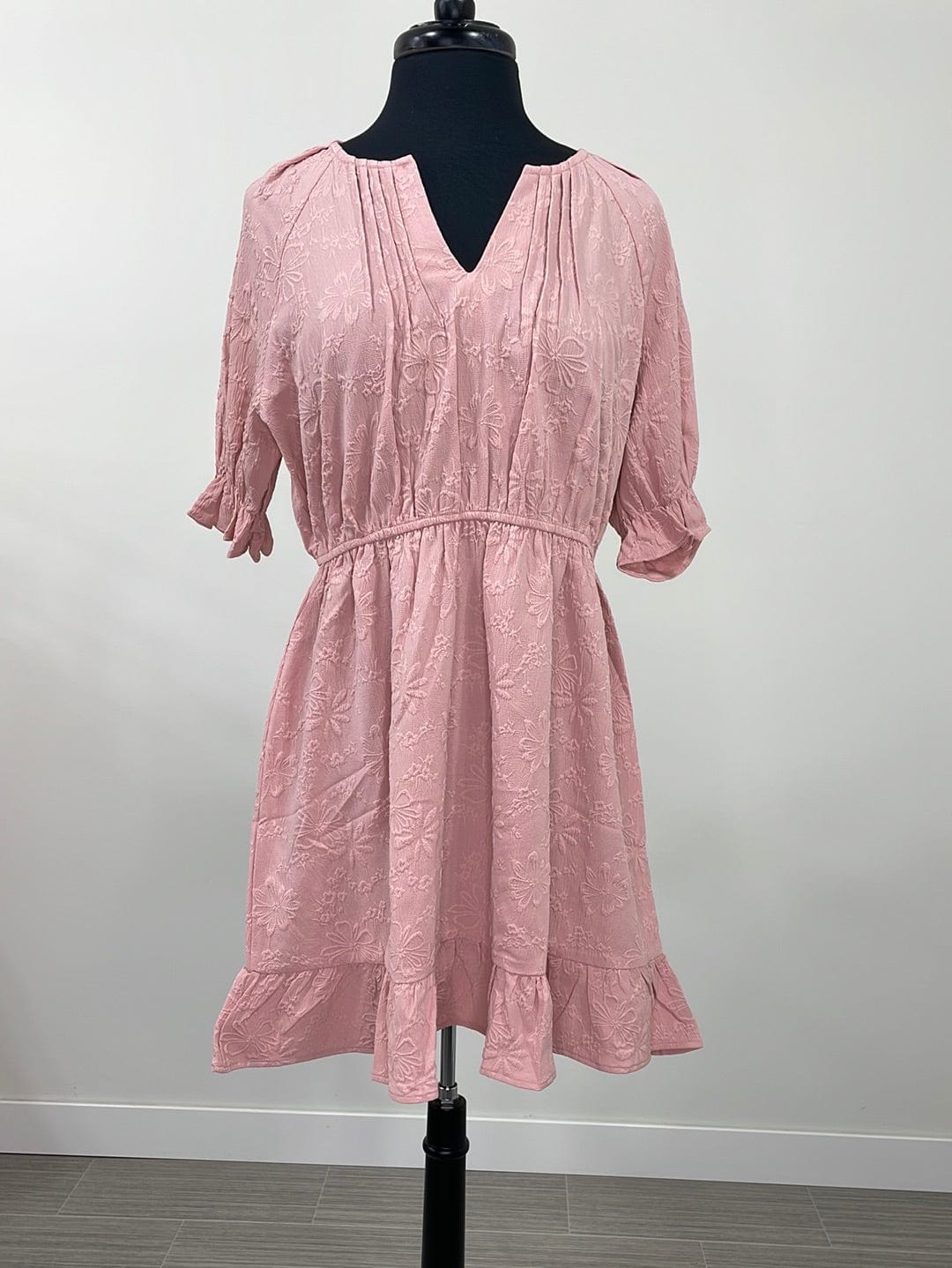 Blush Floral Dress