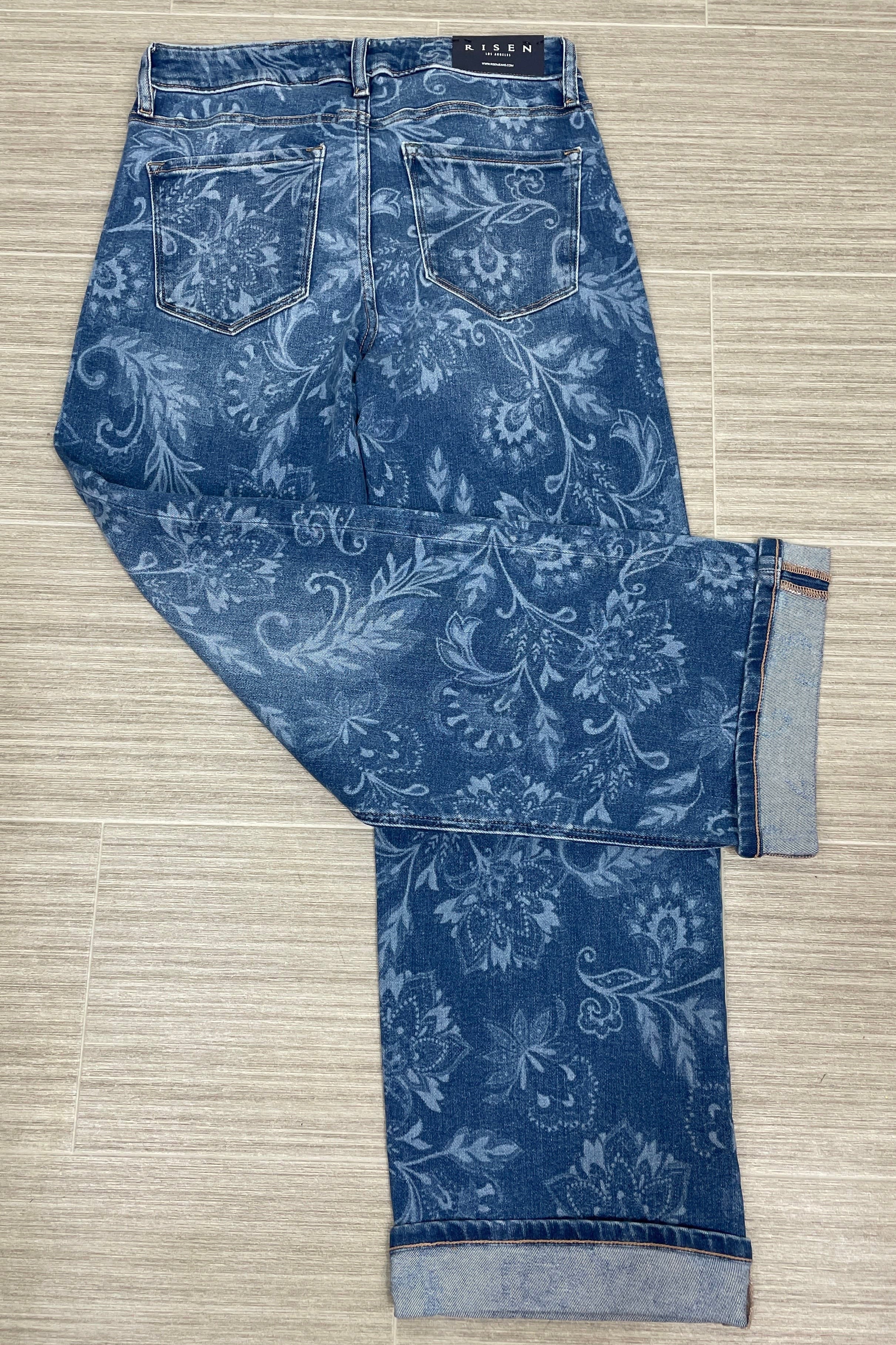 Paisley Straight Jeans