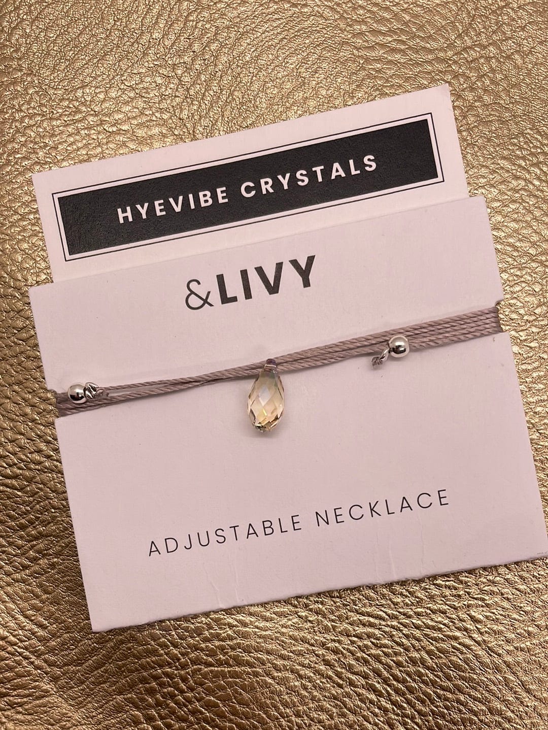 Hyevibe Crystal Slider - Gr Luminous on Silver