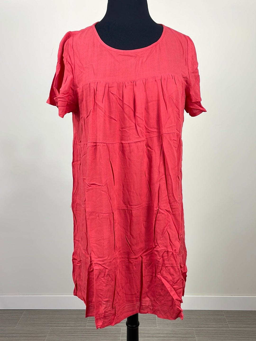 Tomato Tiered Dress
