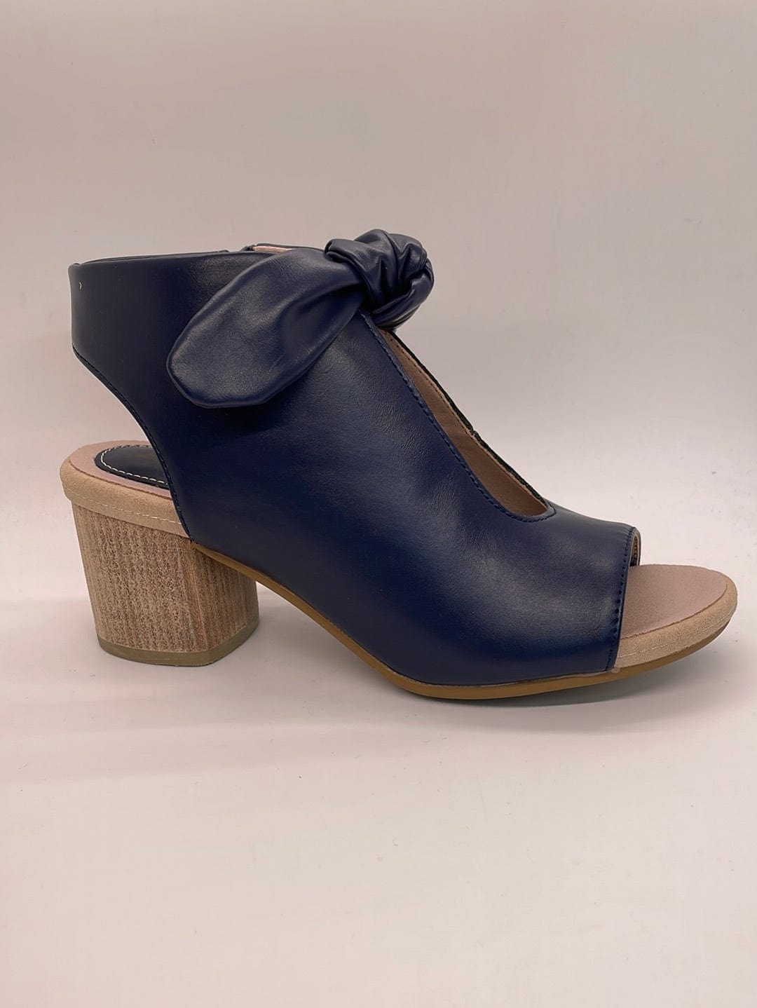Navy Kimora Bow Detail Heel