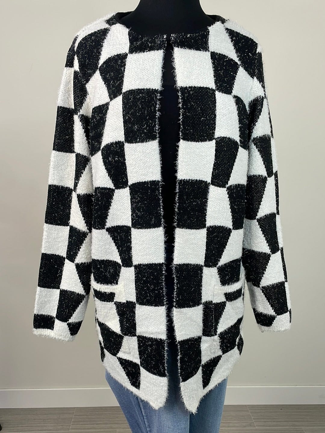 Black & White Design Cardigan