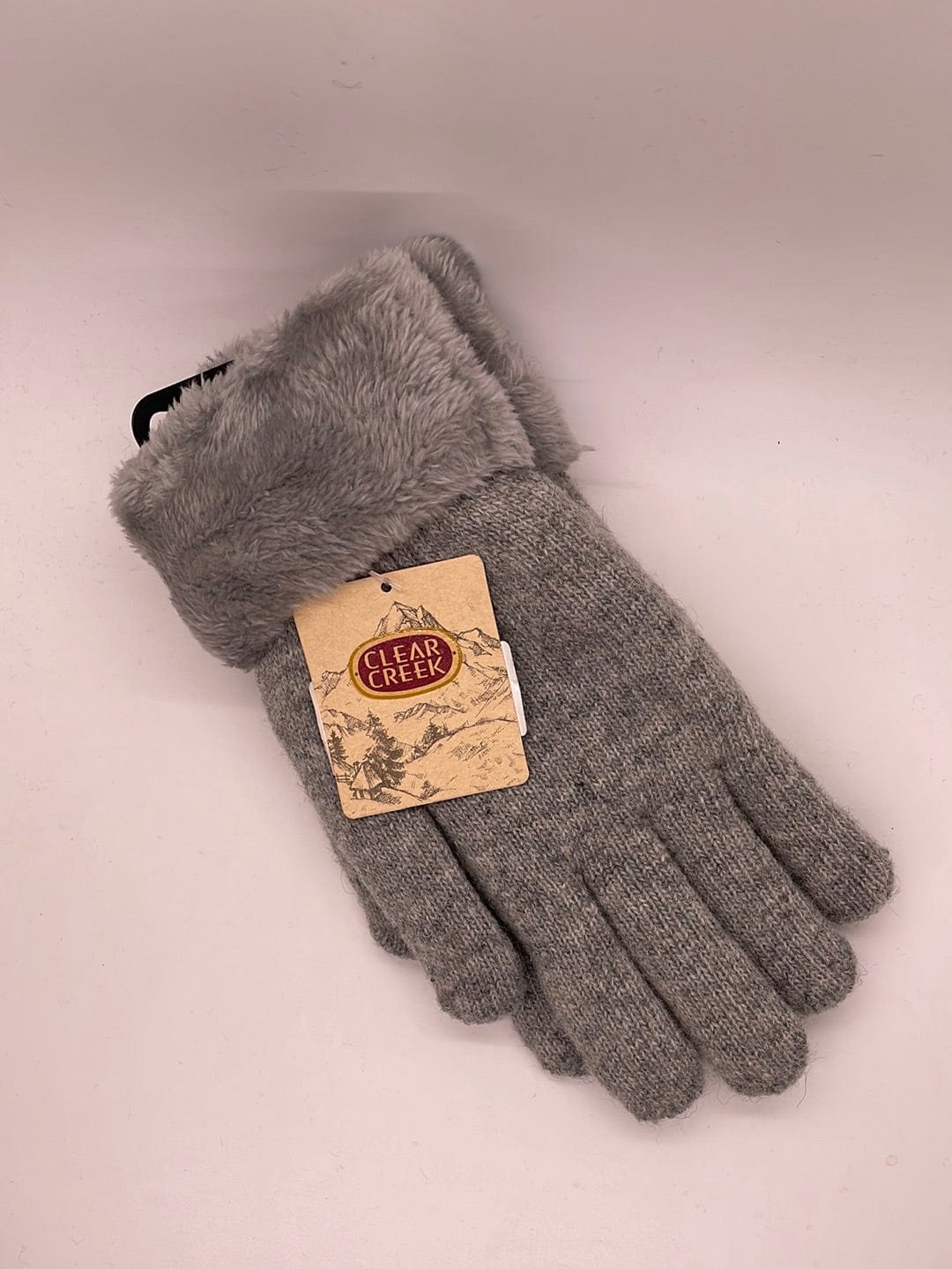 CC Grey Ladies Sherpa Lined Glove