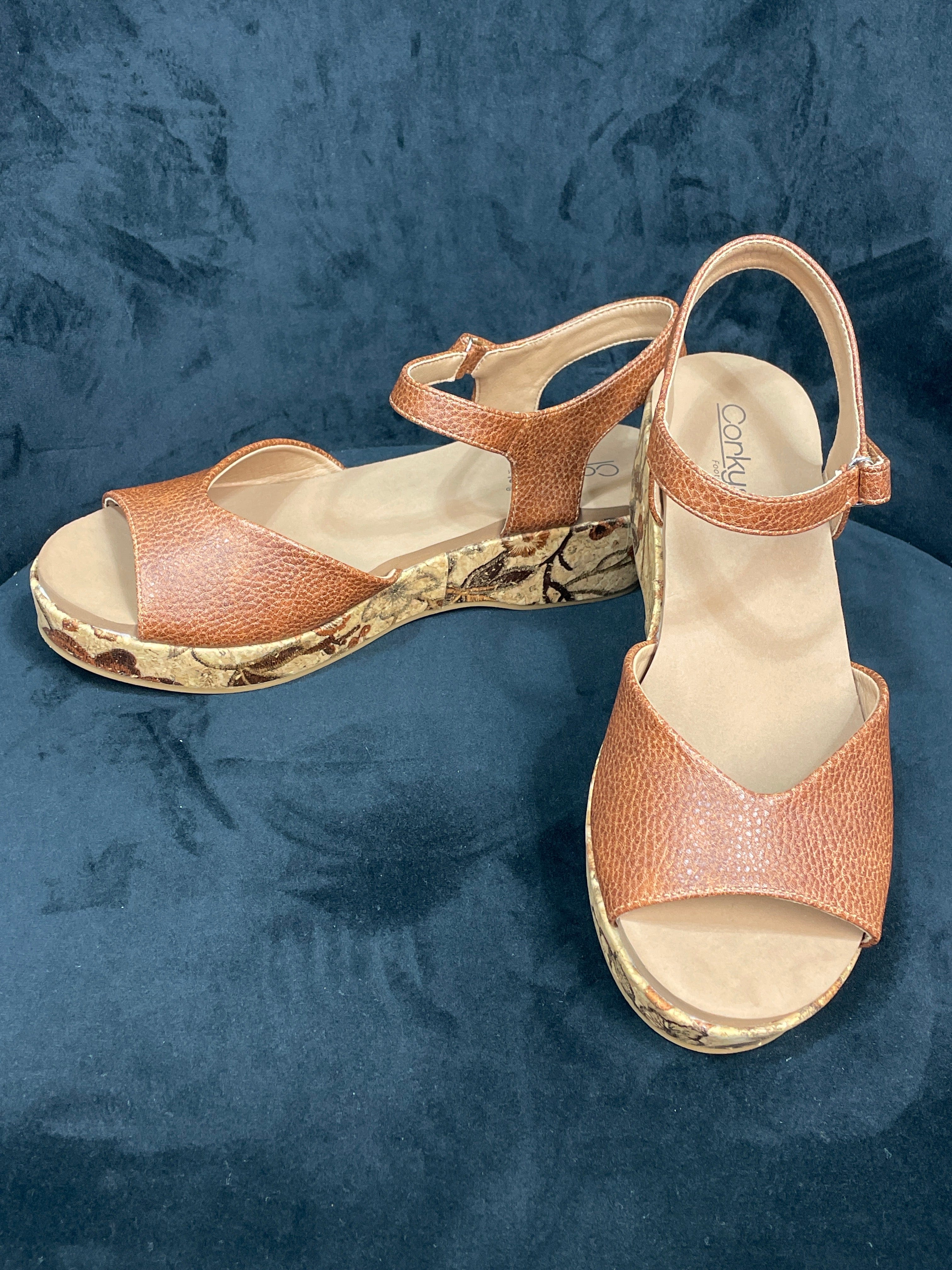 Meet Ya There Cognac Sandal