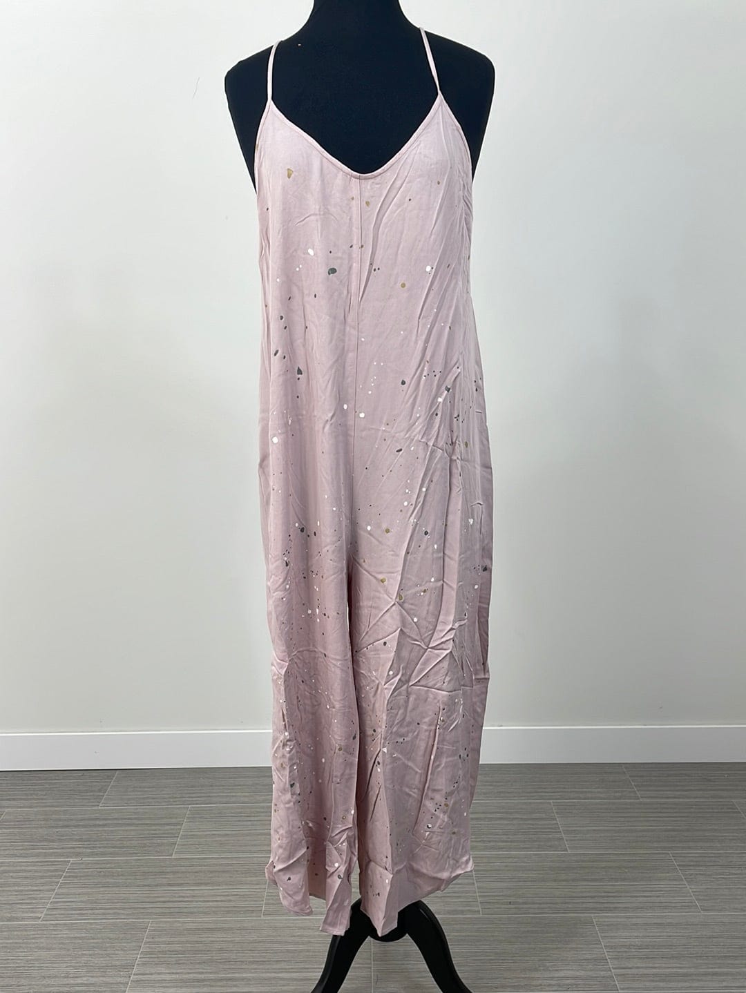 Rose Paint Speckled Jumpsuit
