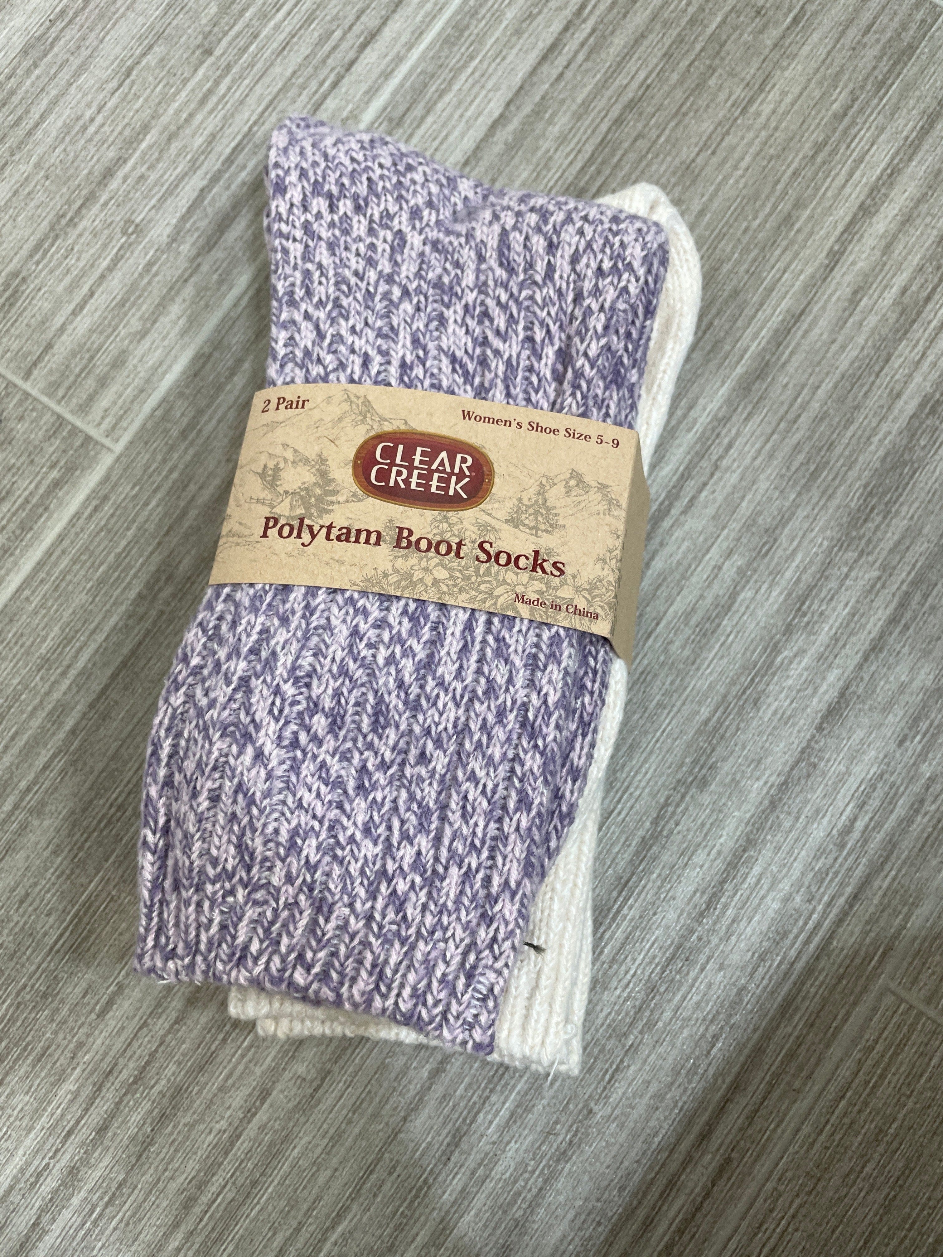 CC Lilac Marled 2 Pack Boot Sock