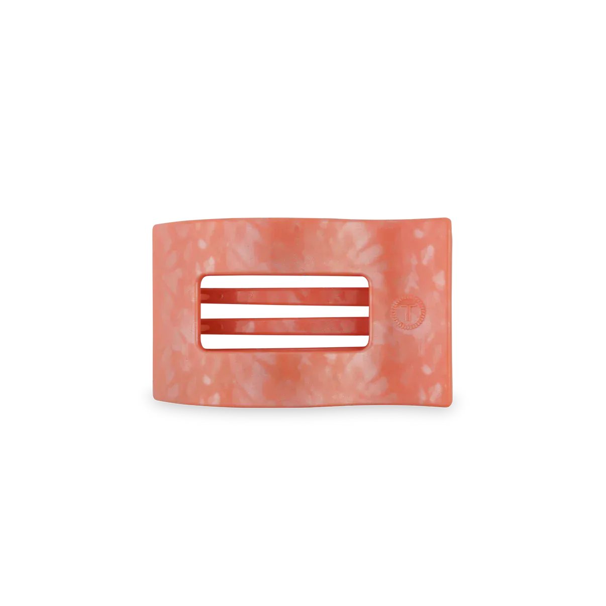 Dreamsicle Small Flat Rectangle Hair Clip