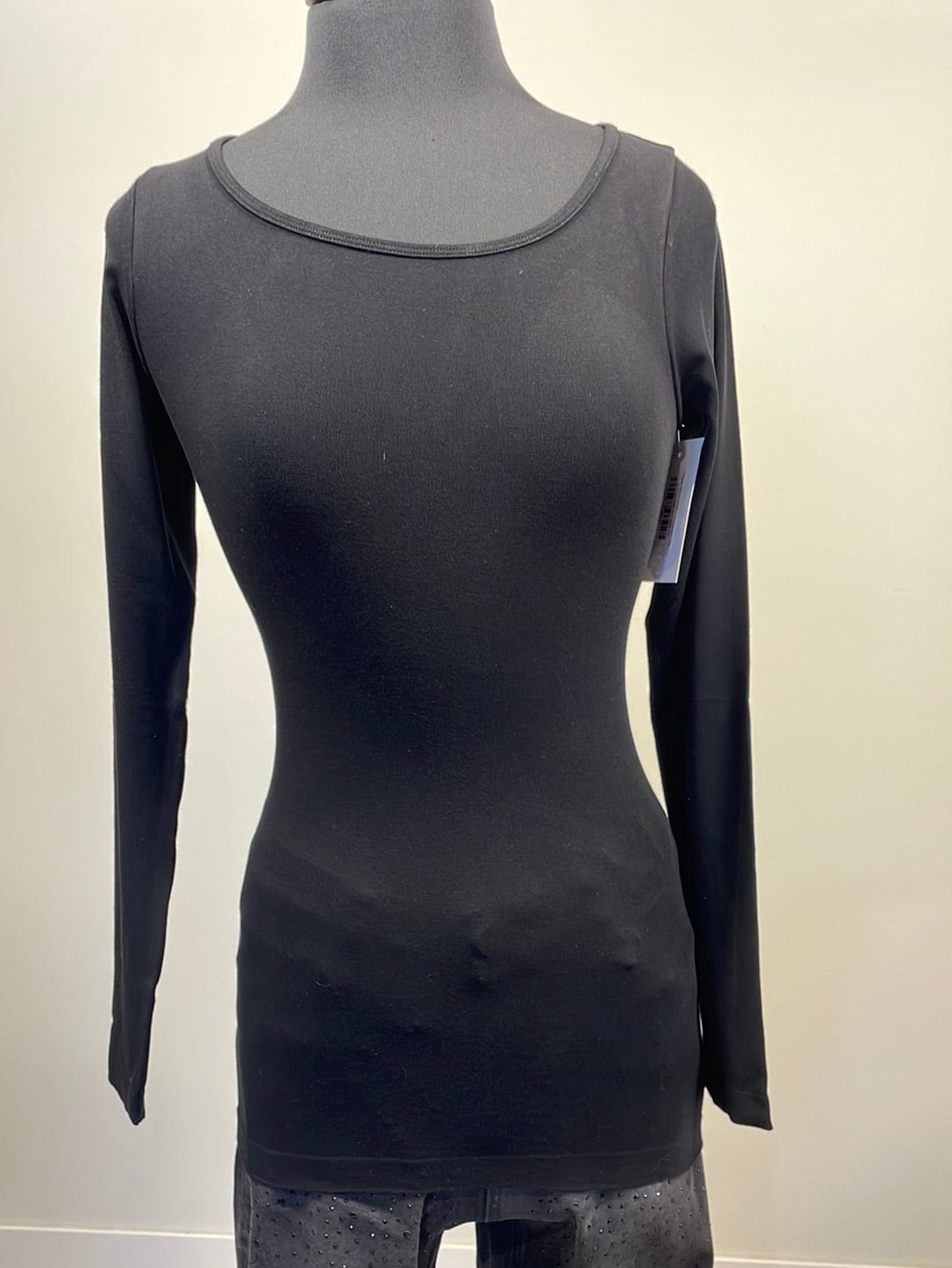 Black Reversible Longsleeve Top