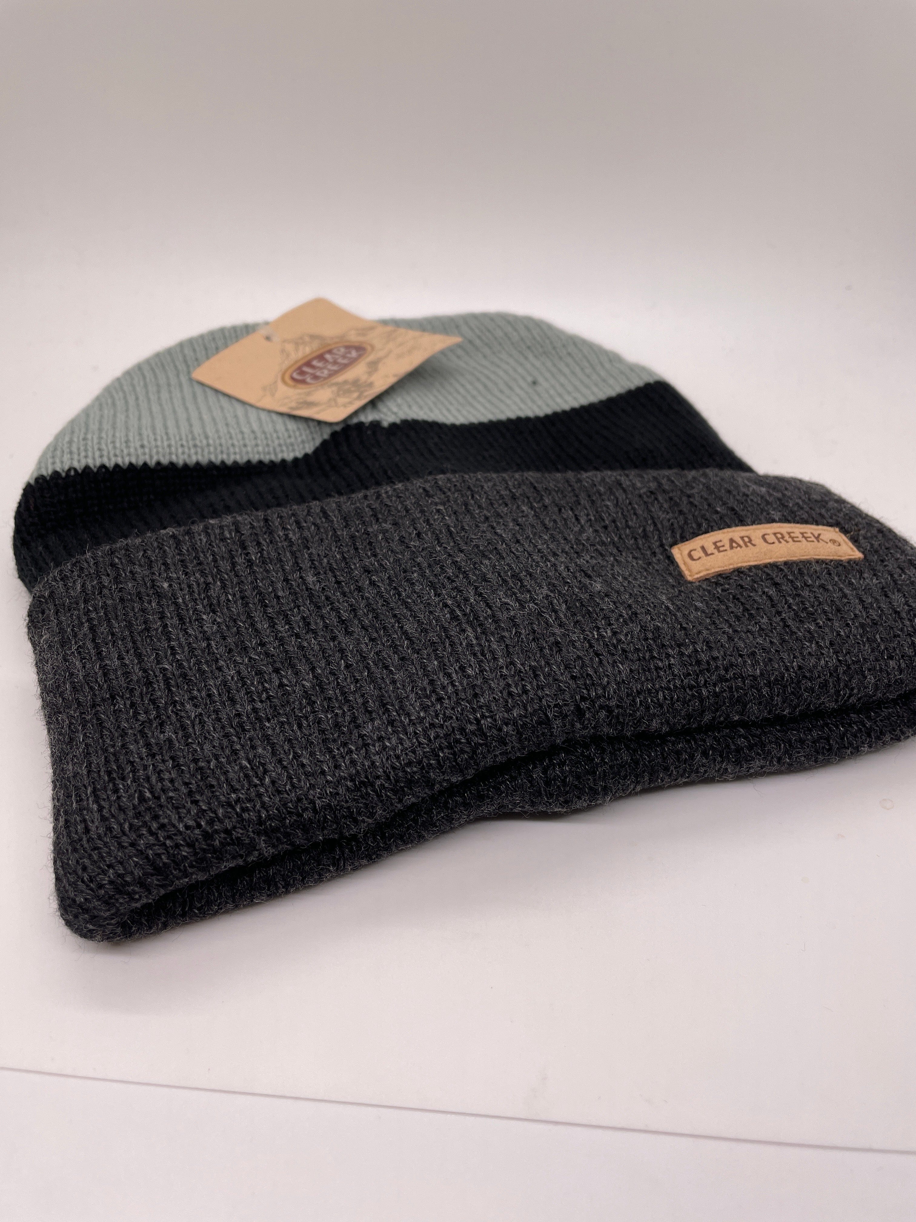 CC Black Tri-Color Cuffed Hat