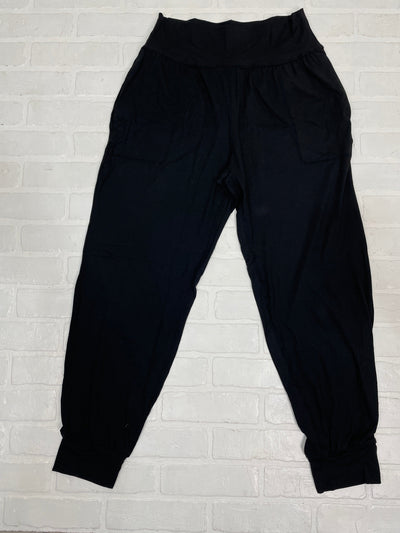 Black Butter Fabric High Waist Joggers