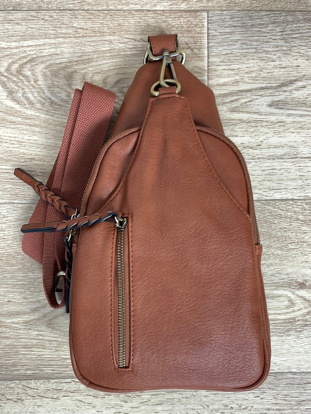 Brown Nikki Sling Pack Bag