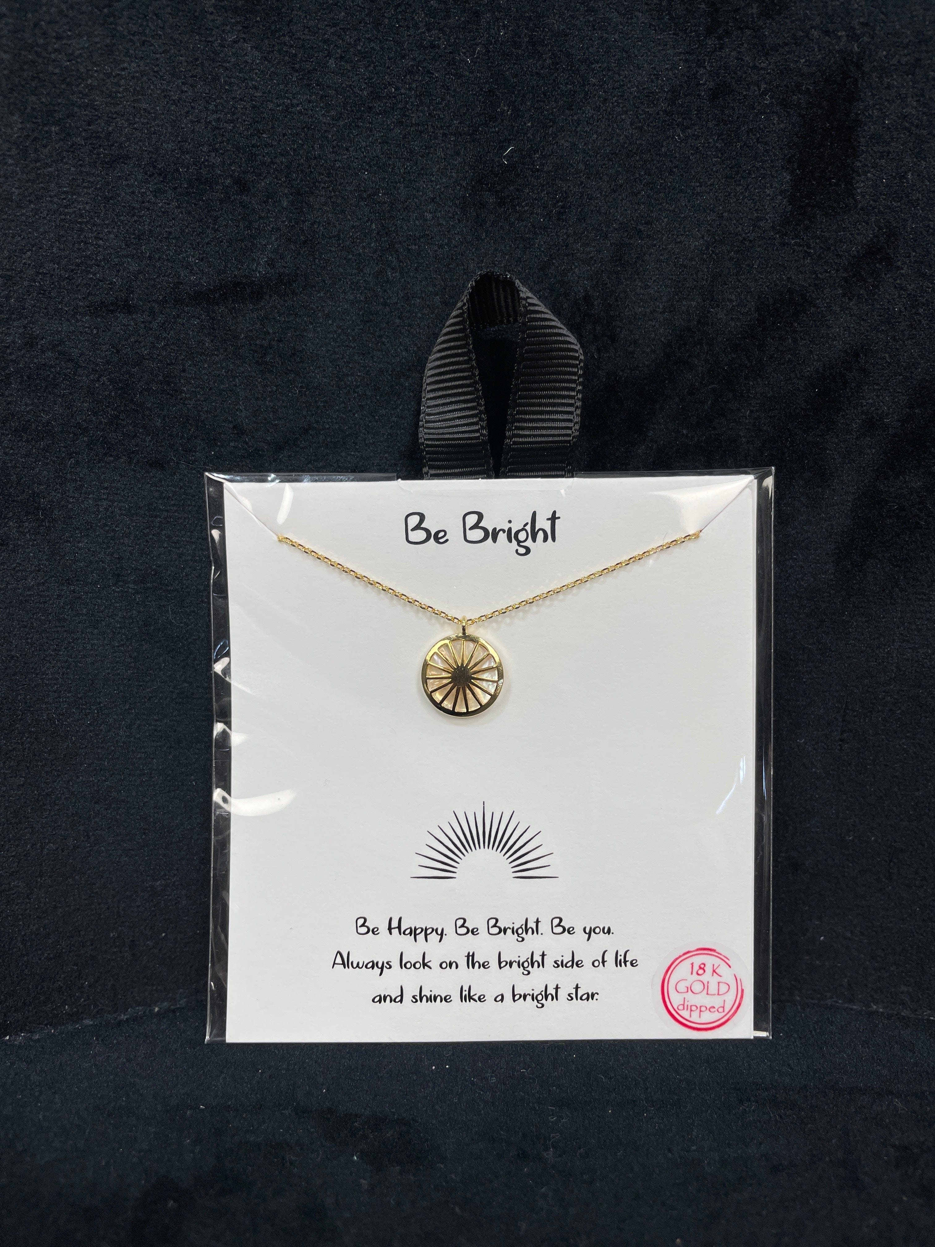 Be Bright Starburst Necklace - Gold