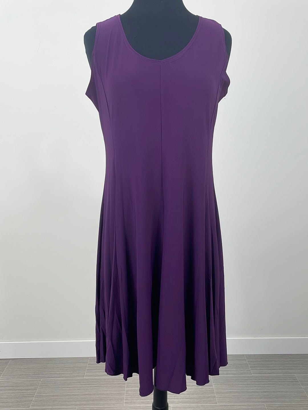 Eggplant Sleeveless Dress