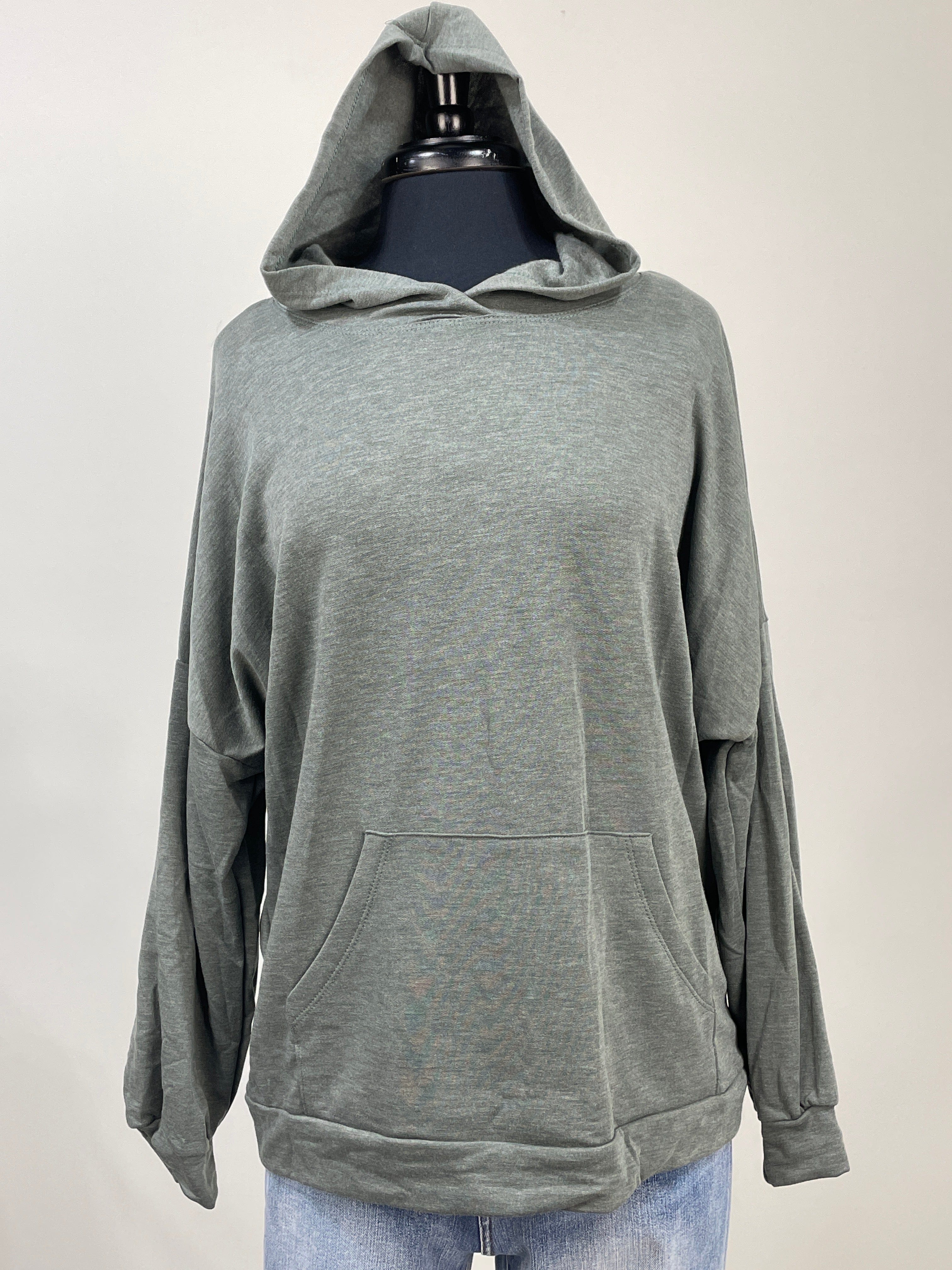 Olive Hooded Sweater