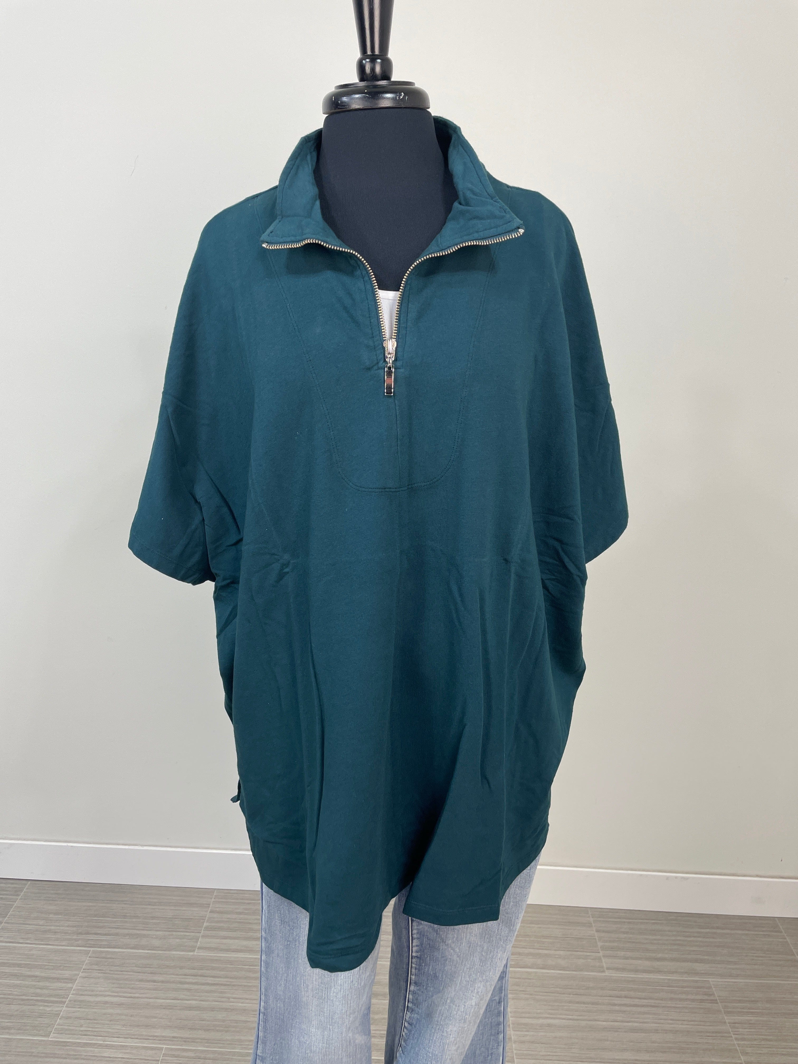 Forest Oversized Short Sleeve Tunic