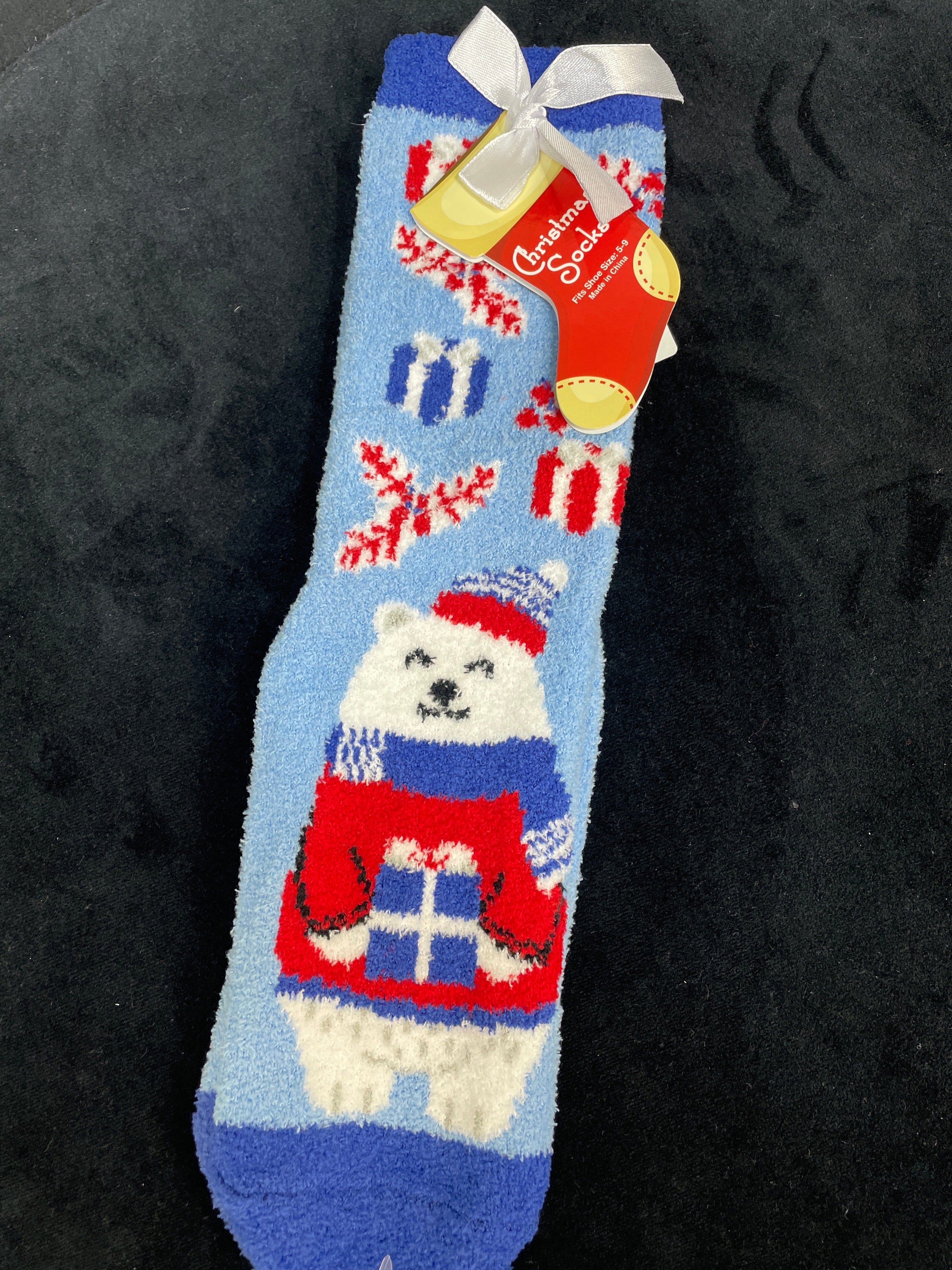 Blue Bear Gripper Socks