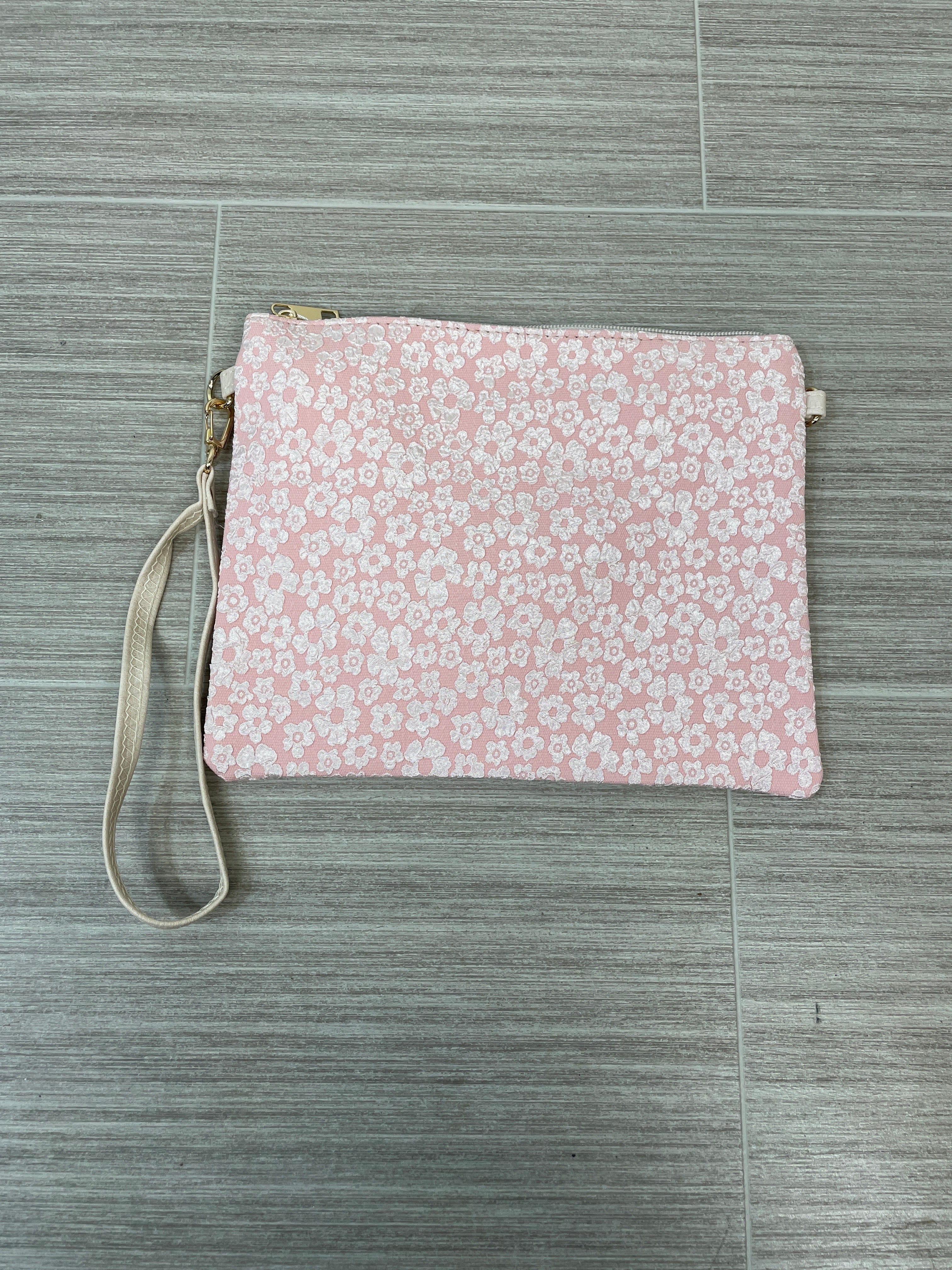 Pink Floral Crossbody