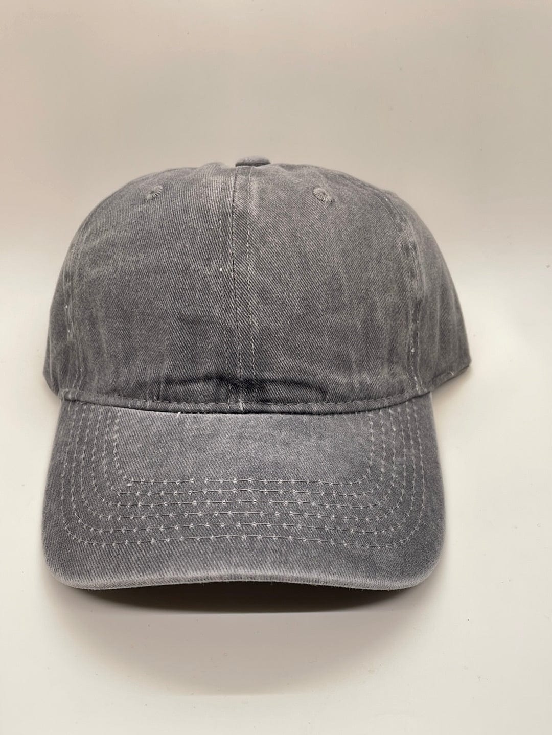 Gray Mineral Wash Ballcap