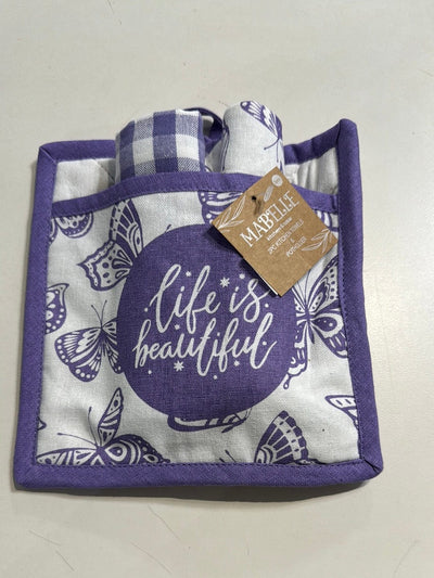 Spring 2pk Towel & Potholder Set