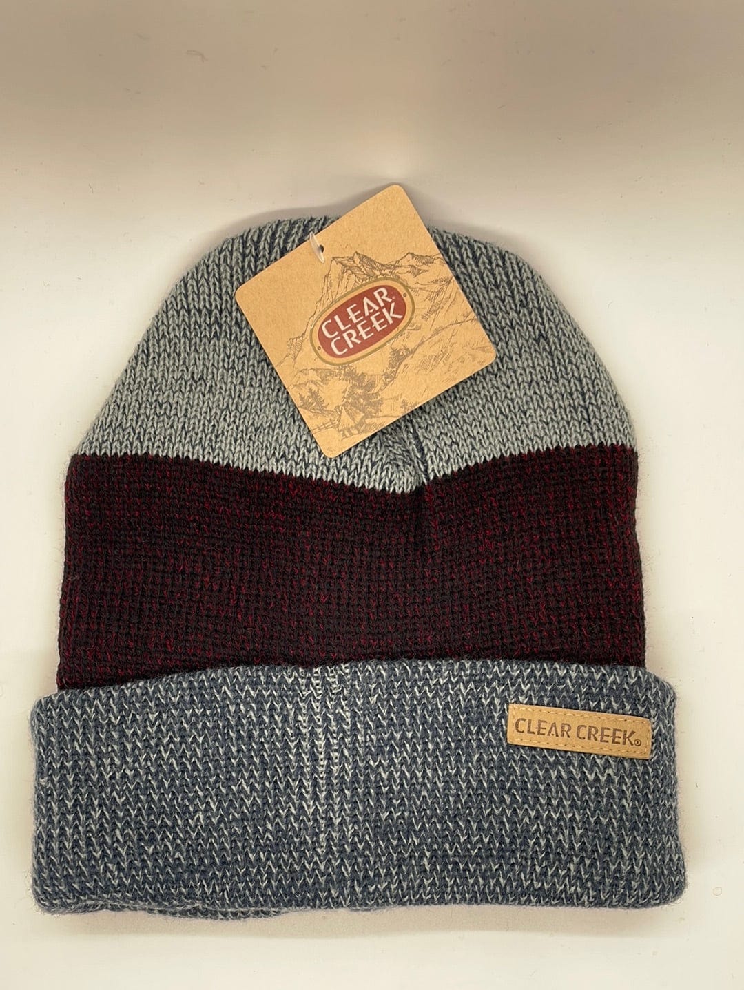 CC Blue Marled Tri-Color Cuffed Hat