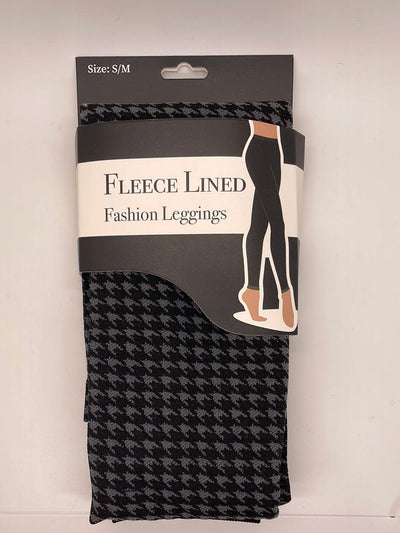 Houndstooth Fleece Legging