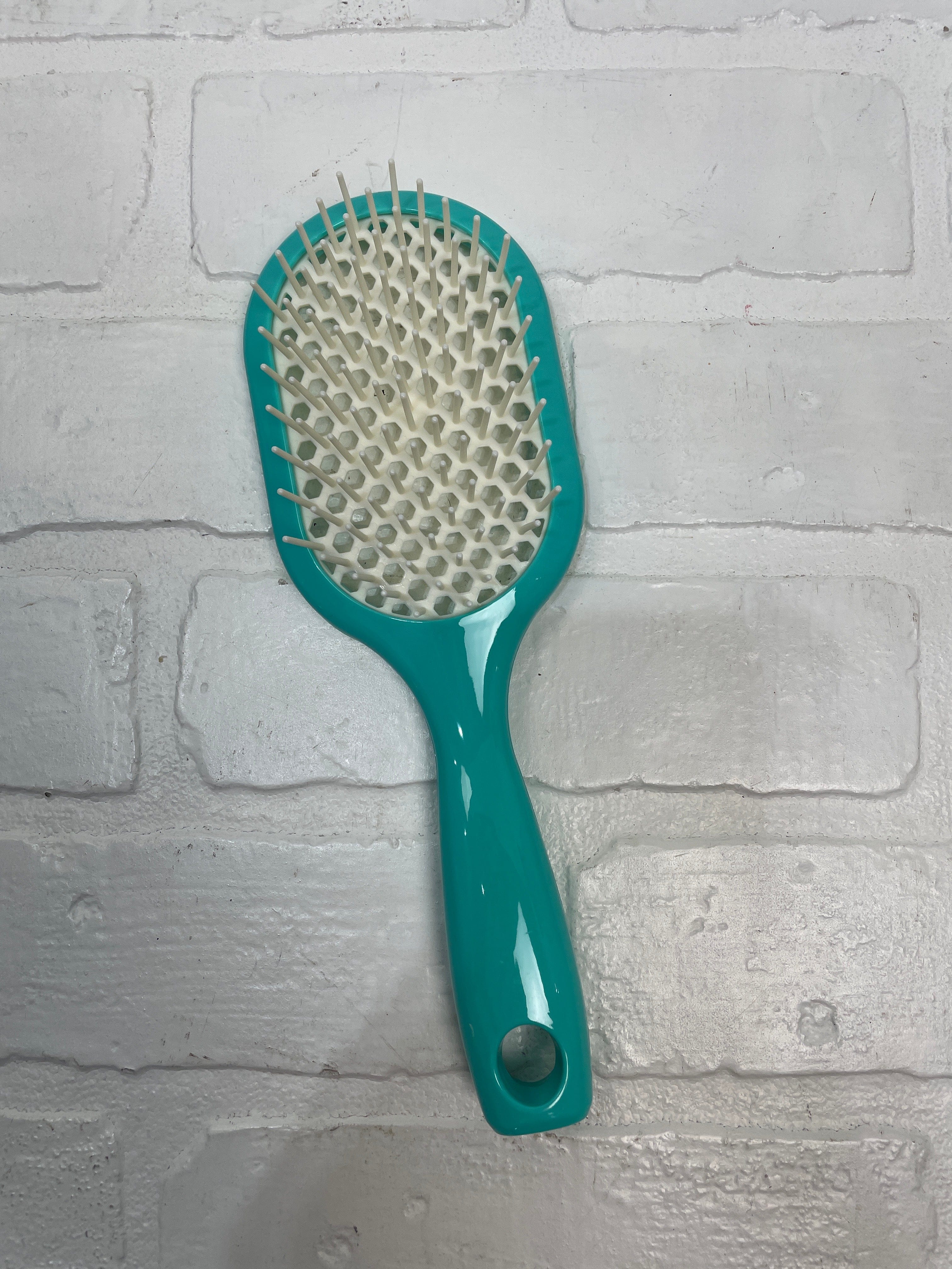 Turquoise & White Superbrush Plus Detangling Hair Comb