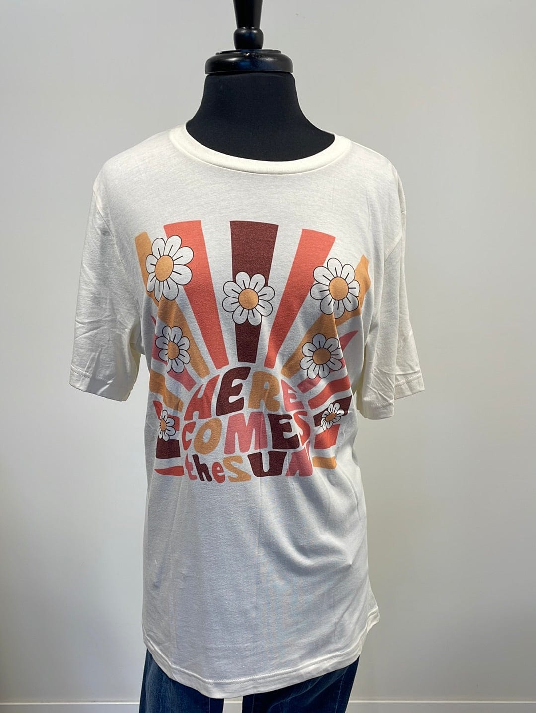 Here Comes The Sun Flower Power Graphic Tee