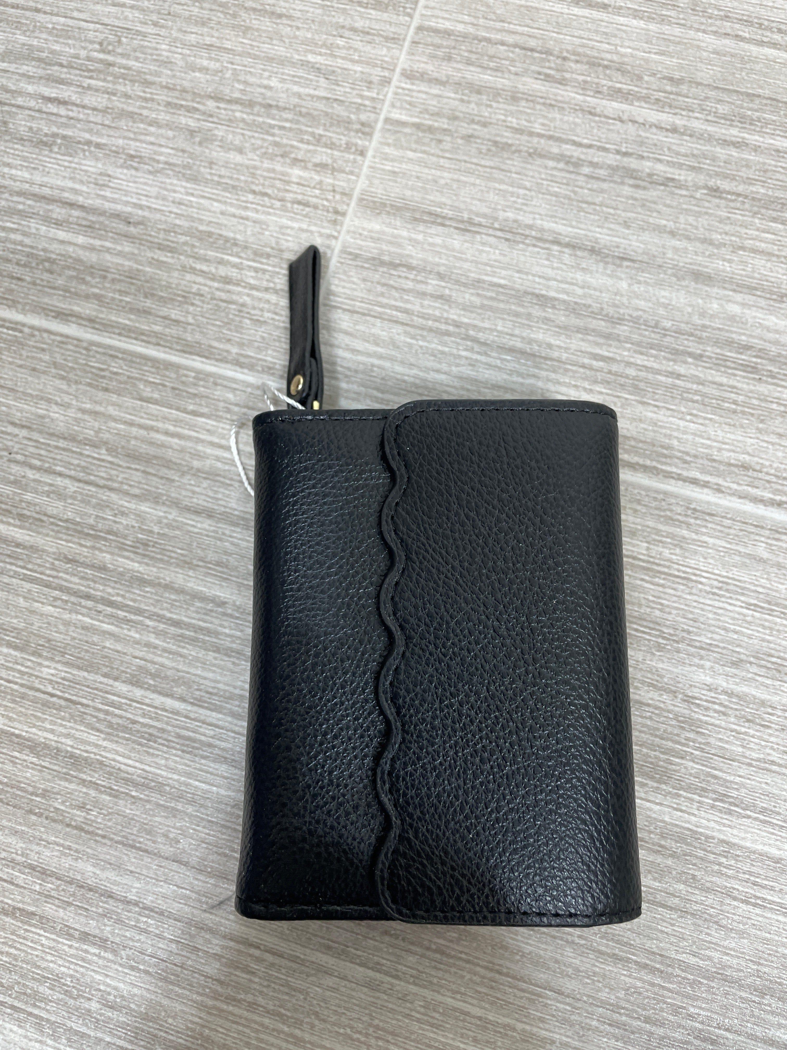 Black Scallop Wallet