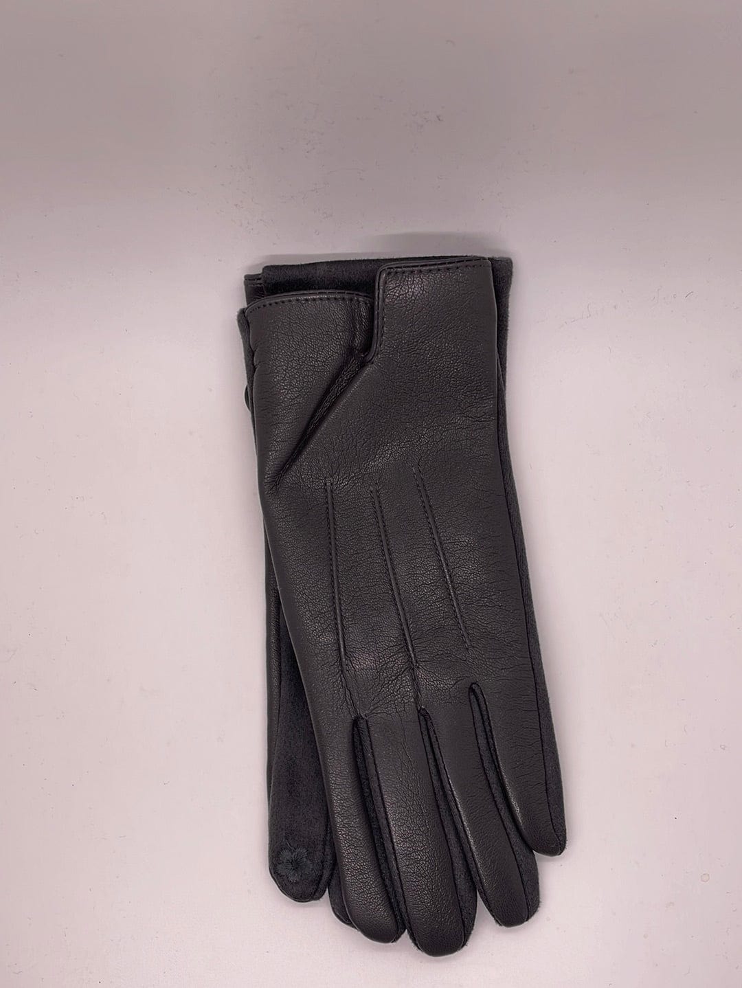 Gray Leather Glove