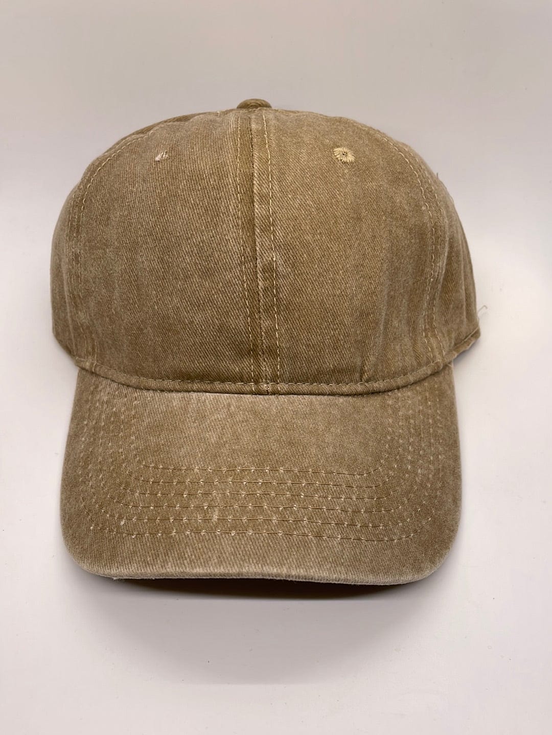 Khaki Mineral Wash Ballcap
