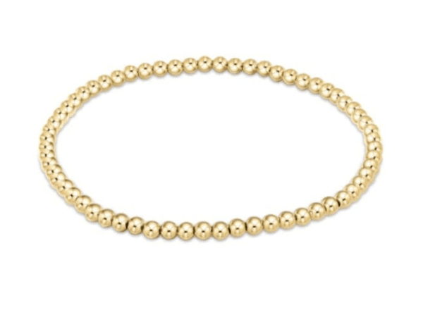 Extends - Classic Gold 3mm Bead Bracelet