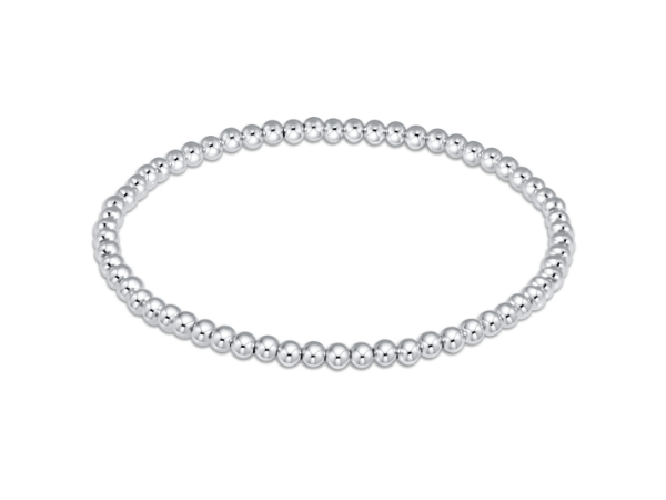 Classic Sterling 3mm Bead Bracelet