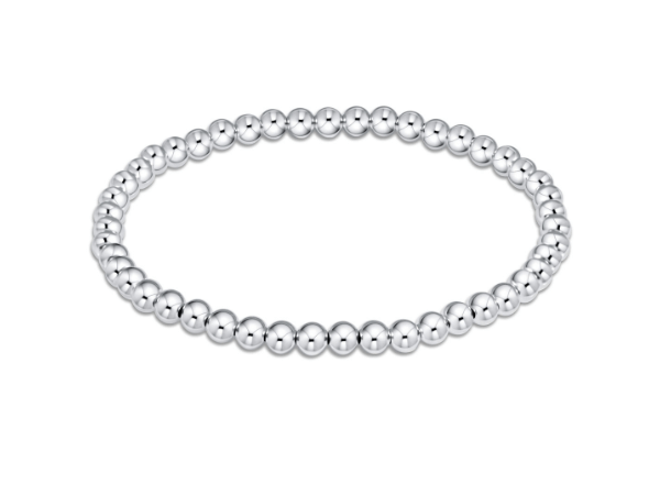 Classic Sterling 4mm Bead Bracelet