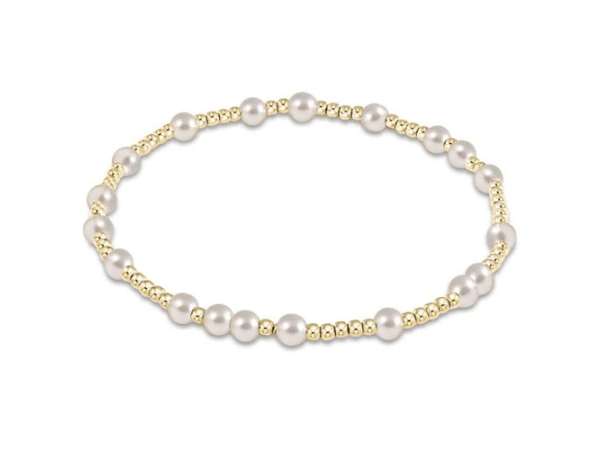 Hope Unwritten Bracelet - Pearl Extends 4mm