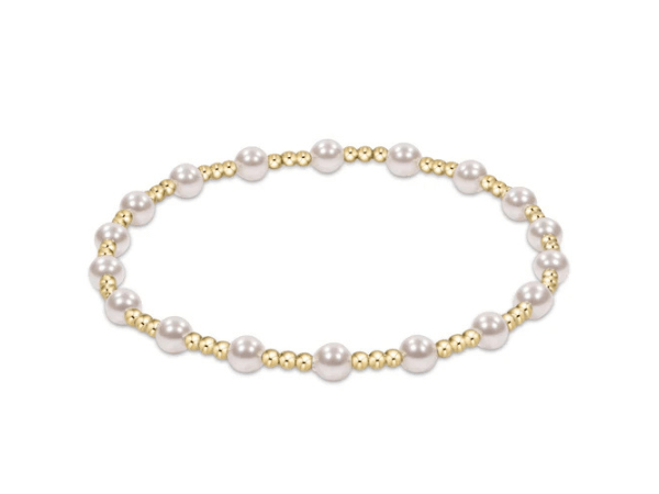 Extends - Classic Sincerity Pattern Gold 4mm - Pearl