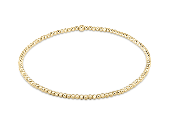 Extends - Classic Gold 2mm Bead Bracelet