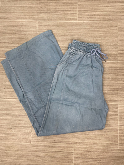Light Denim Chambray Pant